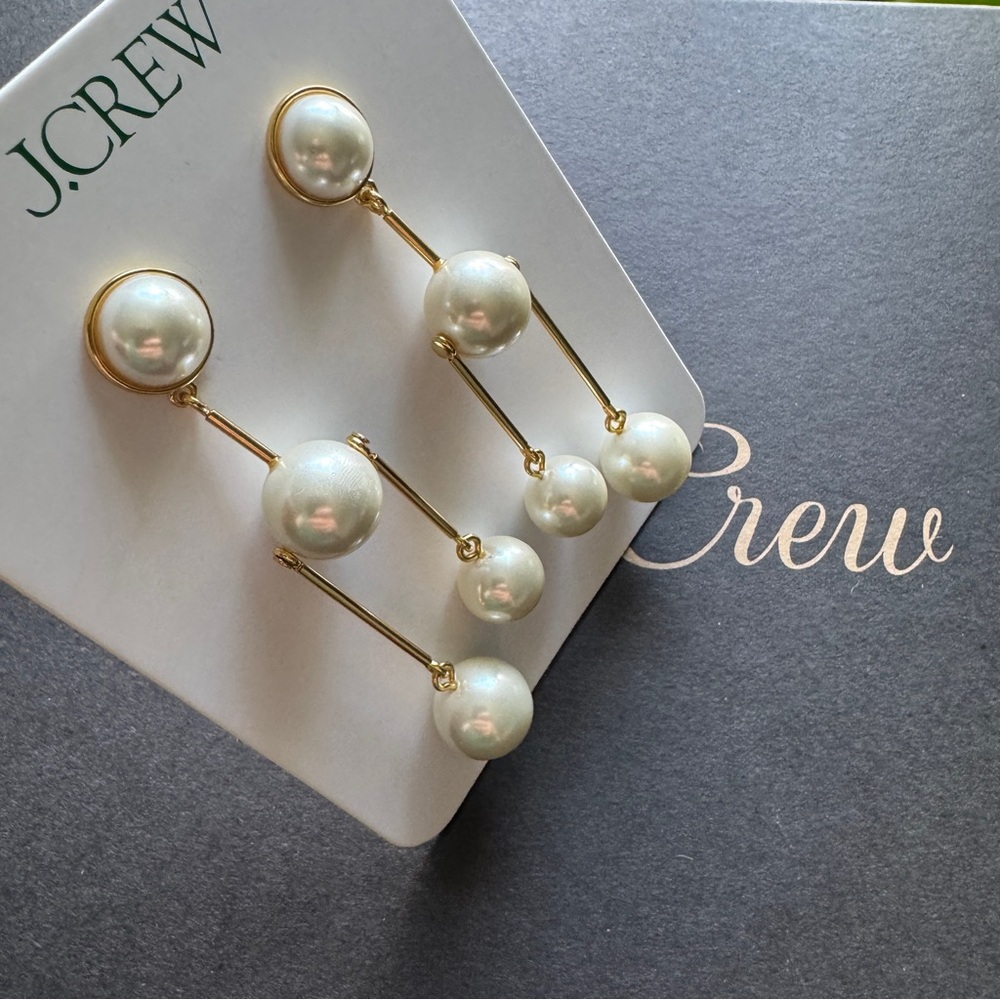 J. Crew pearl pendant earrings - Picture 6 of 7